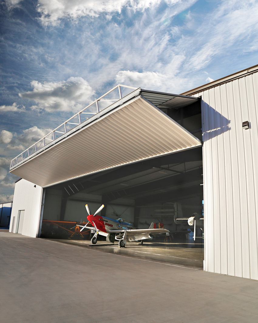 Airplane Hangar Bi-Fold Door