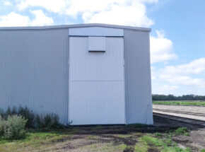 Potato Warehouse Pole Barn Bi-Fold Doors