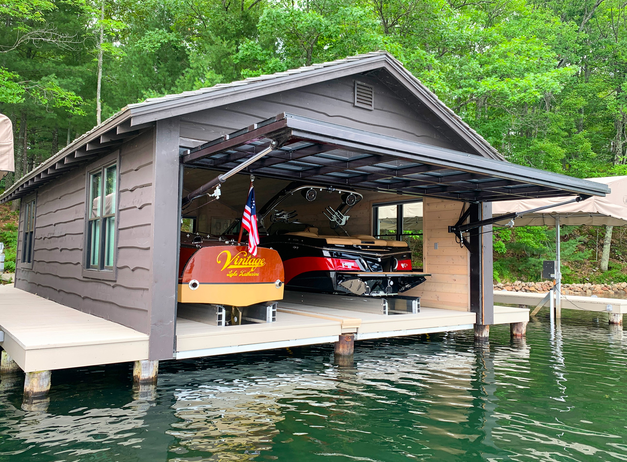 Architectural Hydraulic Boathouse Door Midland Door Solutions