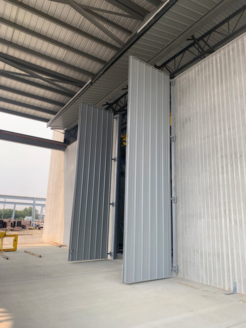 Steel Commercial Hydraulic Door Midland Door Solutions
