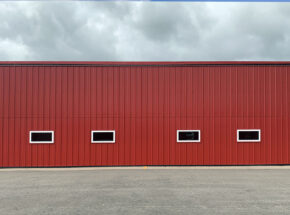 Bi-fold Hangar door Flying Cloud Airport 53ft x 14ft 8in